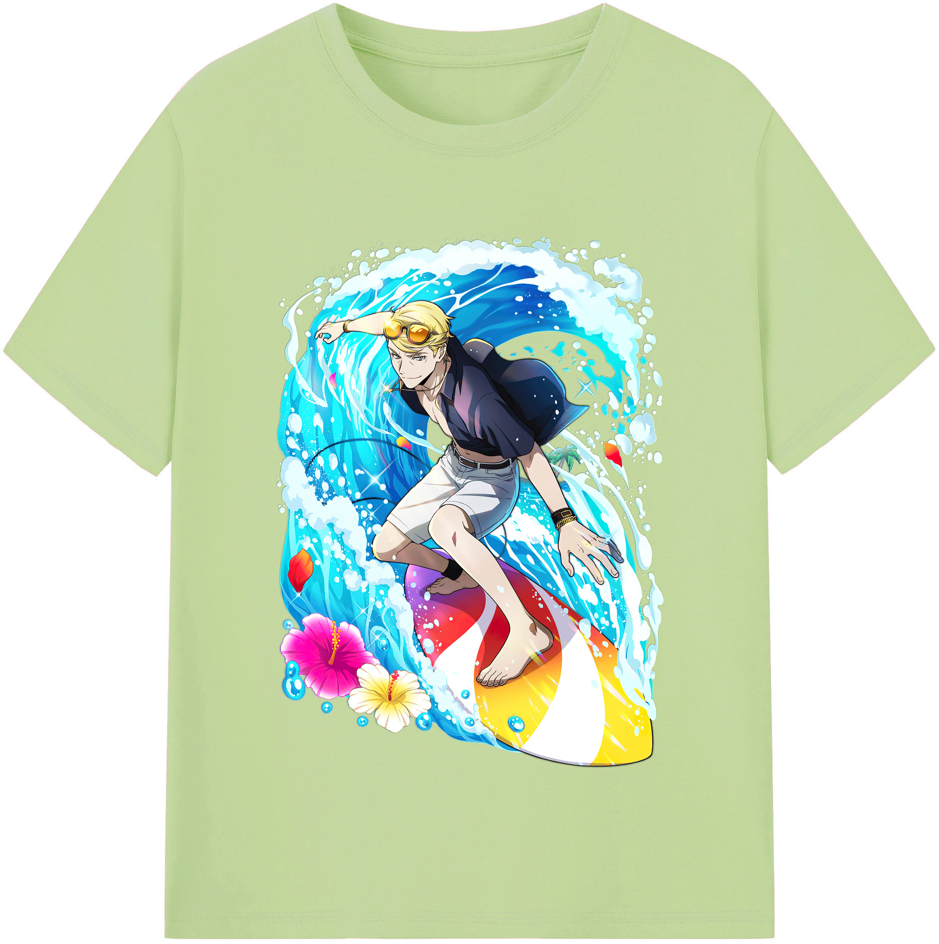 （画像用） 文豪ストレイドッグス Bungo Stray Dogs 綿100％半袖Tシャツ（フロントプリント）